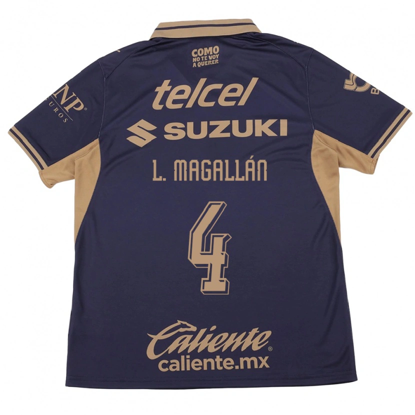 Danxen Kinderen Lisandro Magallan #4 Paars Bruin Thuisshirt Thuistenue 2026/27 T-Shirt België