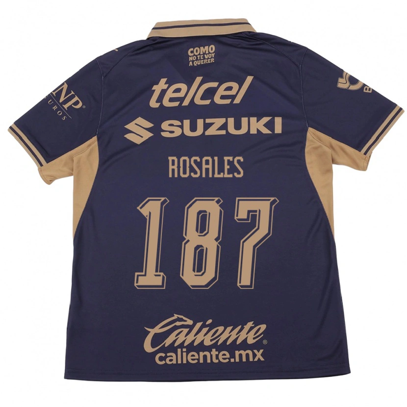 Danxen Kinderen Alonso Rosales #187 Paars Bruin Thuisshirt Thuistenue 2026/27 T-Shirt België