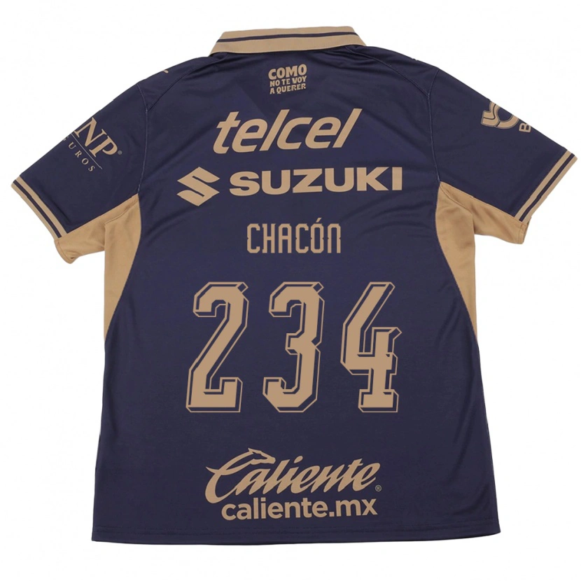 Danxen Kinderen Nicolás Chacón #234 Paars Bruin Thuisshirt Thuistenue 2026/27 T-Shirt België