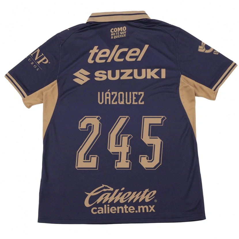 Danxen Kinderen Austin Vázquez #245 Paars Bruin Thuisshirt Thuistenue 2026/27 T-Shirt België