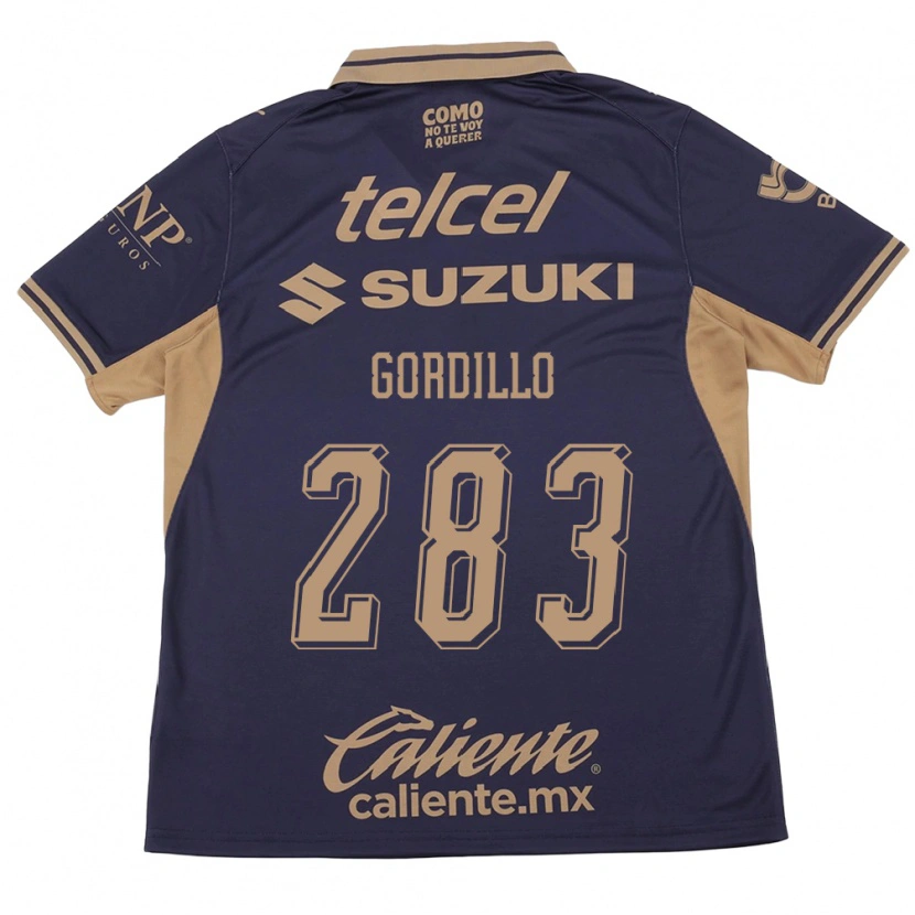 Danxen Kinderen Luis Gordillo #283 Paars Bruin Thuisshirt Thuistenue 2026/27 T-Shirt België