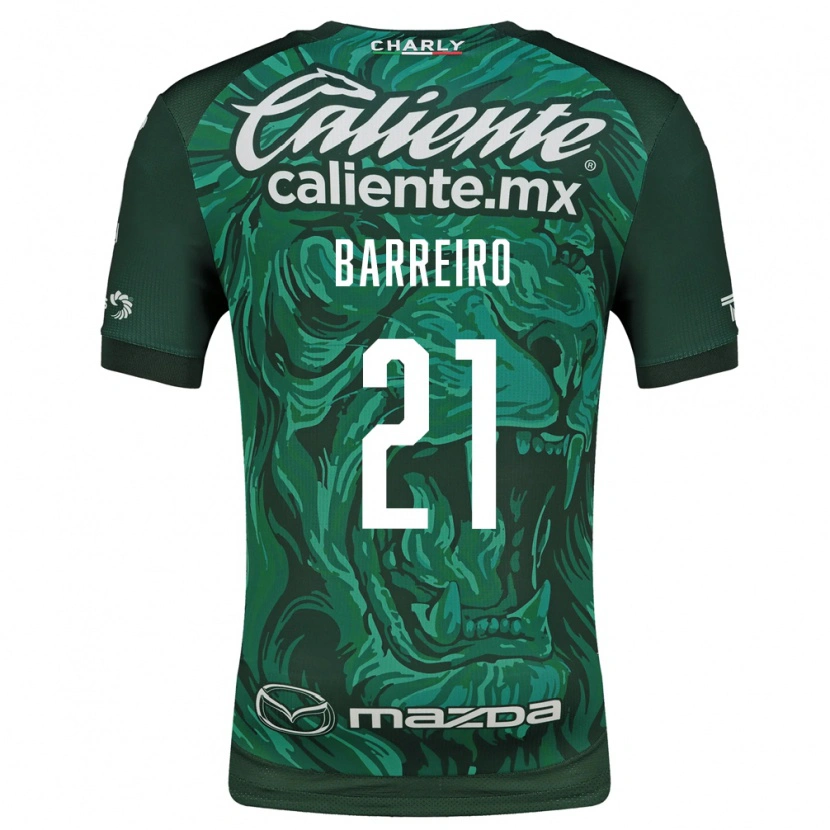 Danxen Kinderen Stiven Barreiro #21 Groen Zwart Thuisshirt Thuistenue 2026/27 T-Shirt België