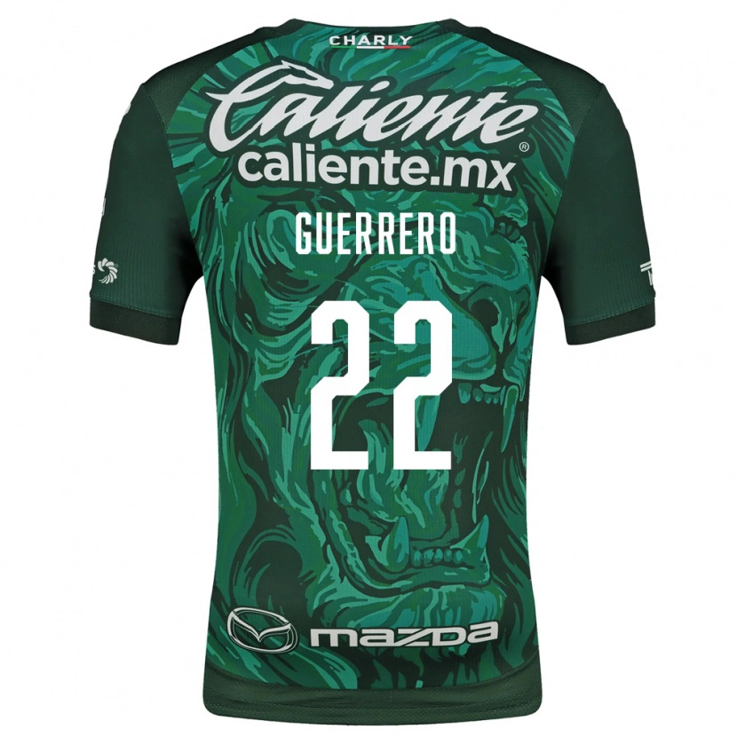 Danxen Kinderen África Guerrero #22 Groen Zwart Thuisshirt Thuistenue 2026/27 T-Shirt België
