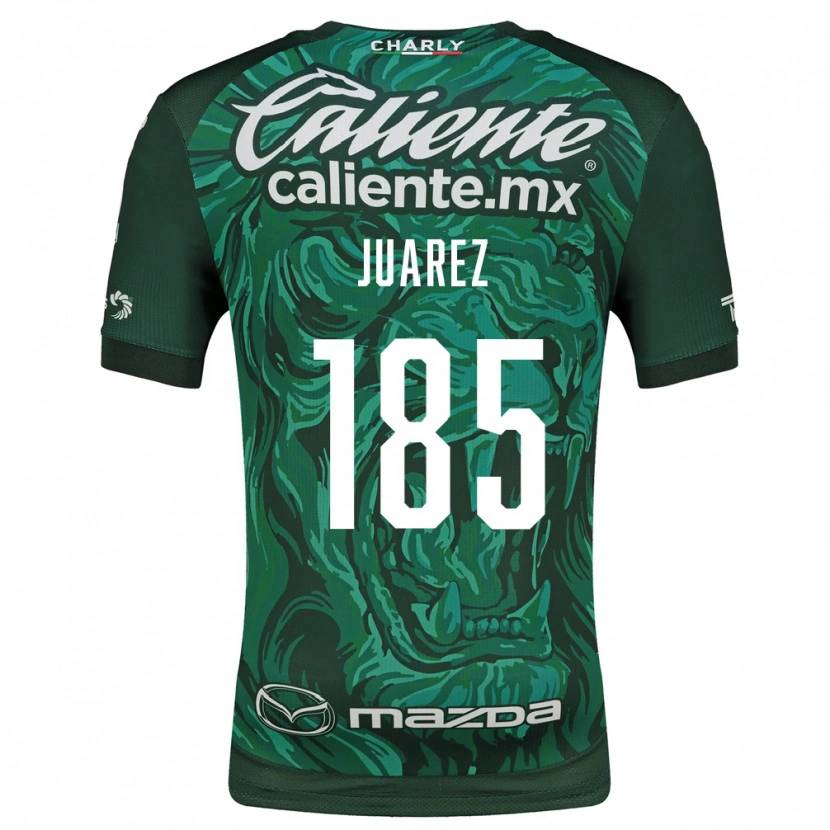 Danxen Kinderen Moisés Juárez #185 Groen Zwart Thuisshirt Thuistenue 2026/27 T-Shirt België