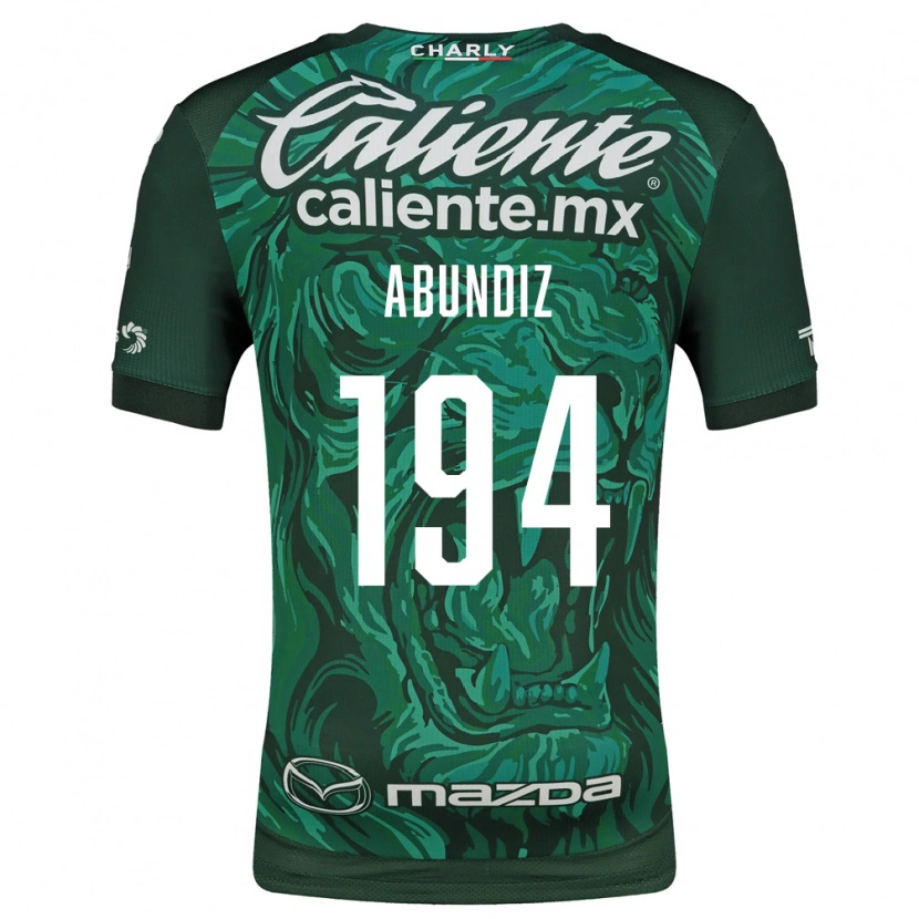 Danxen Kinderen Erick Abundiz #194 Groen Zwart Thuisshirt Thuistenue 2026/27 T-Shirt België