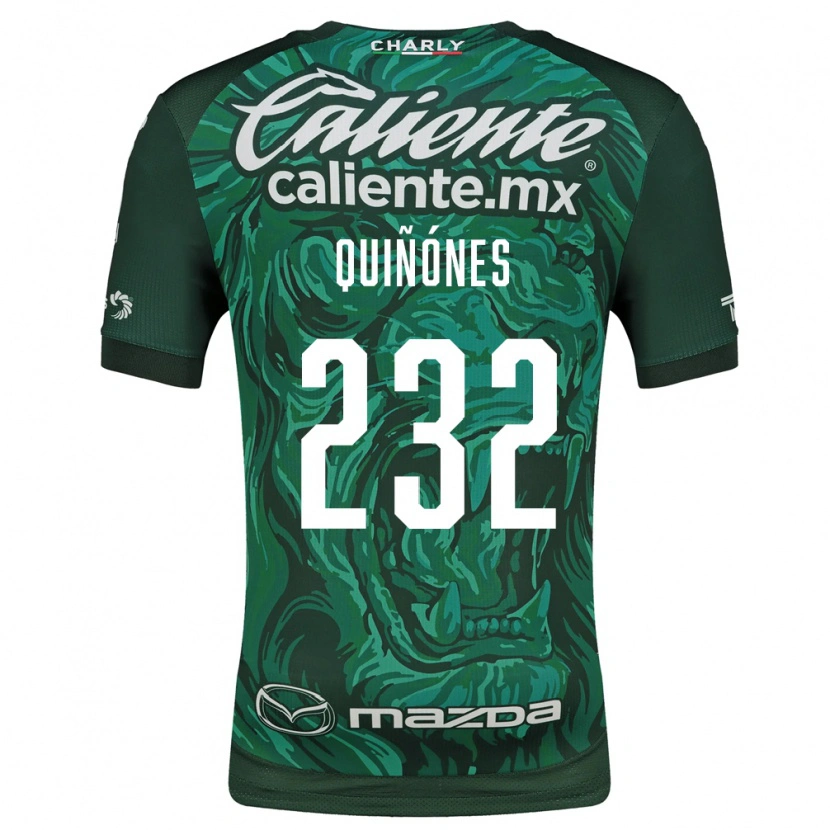 Danxen Kinderen Jorge Quiñónes #232 Groen Zwart Thuisshirt Thuistenue 2026/27 T-Shirt België