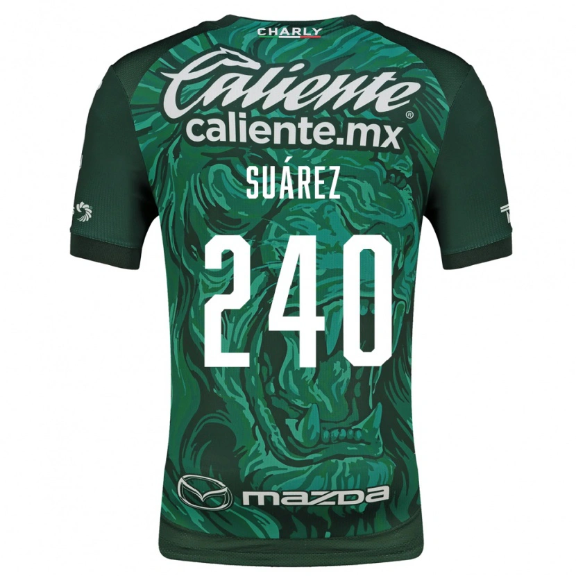 Danxen Kinderen Donovan Suárez #240 Groen Zwart Thuisshirt Thuistenue 2026/27 T-Shirt België