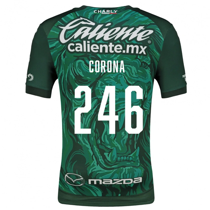 Danxen Kinderen Michael Corona #246 Groen Zwart Thuisshirt Thuistenue 2026/27 T-Shirt België