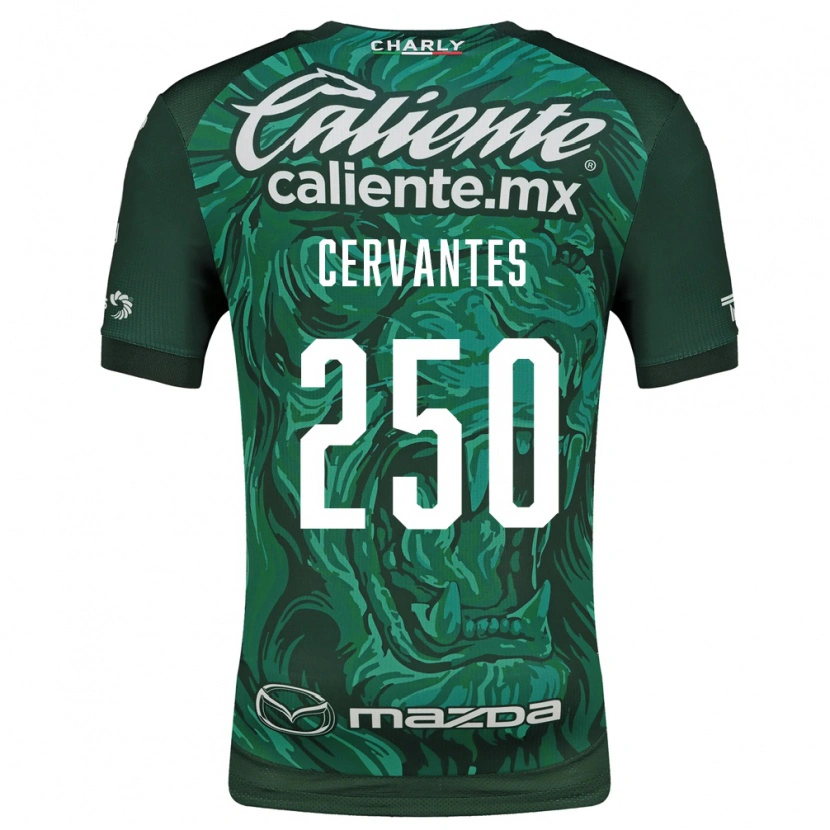 Danxen Kinderen Christian Cervantes #250 Groen Zwart Thuisshirt Thuistenue 2026/27 T-Shirt België