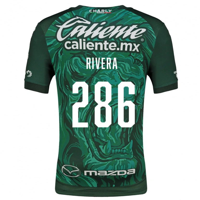 Danxen Kinderen Marcelo Rivera #286 Groen Zwart Thuisshirt Thuistenue 2026/27 T-Shirt België