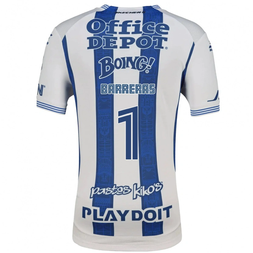 Danxen Kinderen Esthefanny Barreras #1 Wit Marineblauw Thuisshirt Thuistenue 2026/27 T-Shirt België