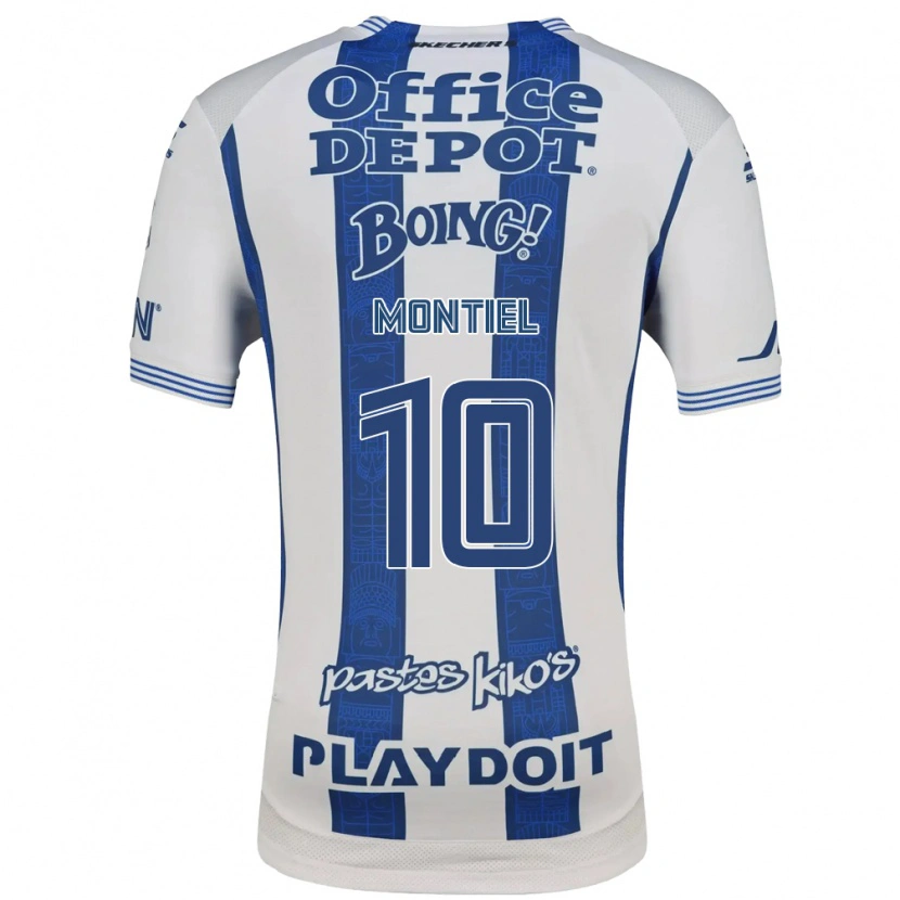 Danxen Kinderen Elías Montiel #10 Wit Marineblauw Thuisshirt Thuistenue 2026/27 T-Shirt België