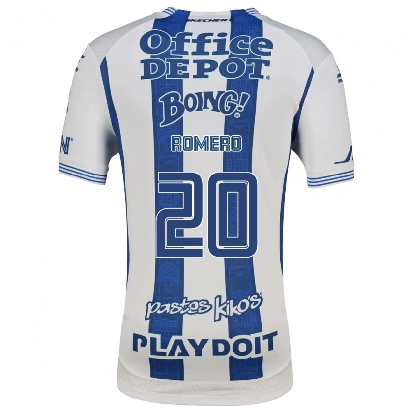 Danxen Kinderen Tamara Romero #20 Wit Marineblauw Thuisshirt Thuistenue 2026/27 T-Shirt België
