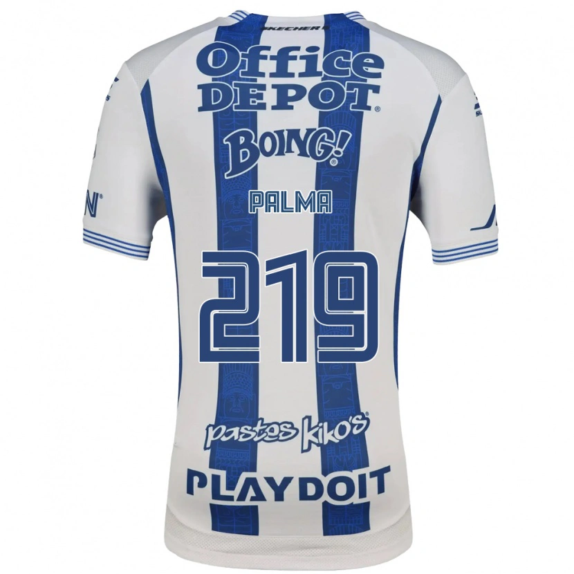 Danxen Kinderen Pablo Palma #219 Wit Marineblauw Thuisshirt Thuistenue 2026/27 T-Shirt België