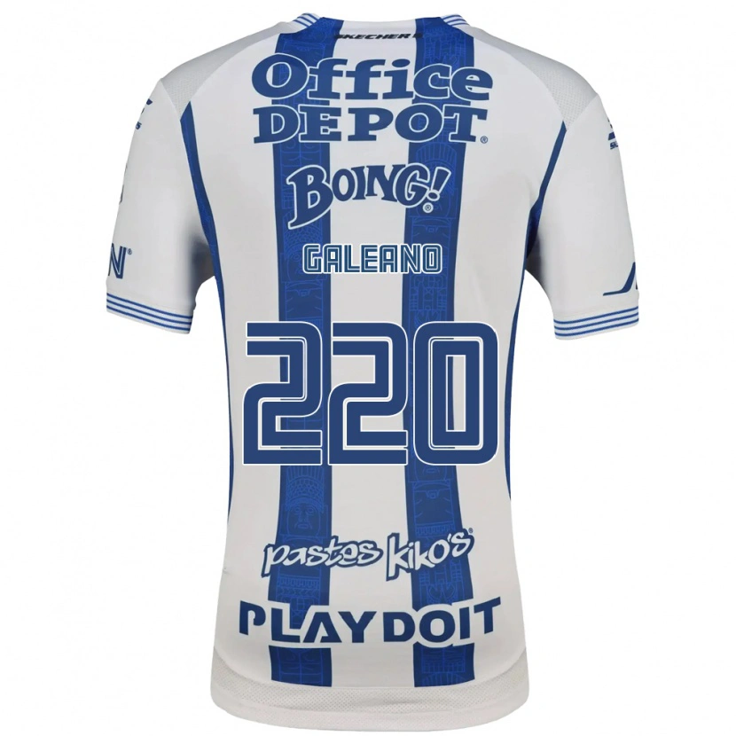Danxen Kinderen Rony Galeano #220 Wit Marineblauw Thuisshirt Thuistenue 2026/27 T-Shirt België