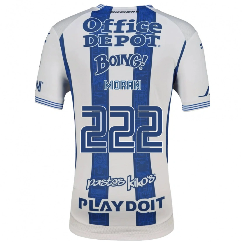 Danxen Kinderen Eber Moran #222 Wit Marineblauw Thuisshirt Thuistenue 2026/27 T-Shirt België