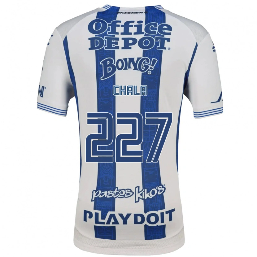 Danxen Kinderen Jean Chala #227 Wit Marineblauw Thuisshirt Thuistenue 2026/27 T-Shirt België