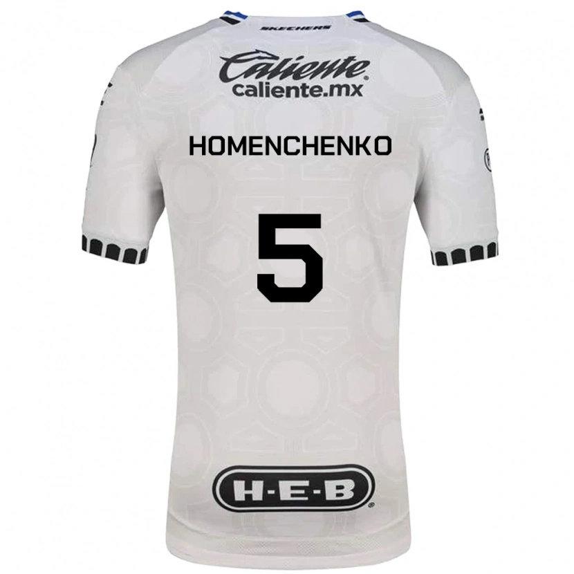 Danxen Kinderen Santiago Homenchenko #5 Wit Zwart Blauw Thuisshirt Thuistenue 2026/27 T-Shirt België