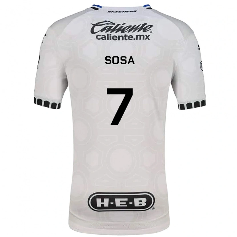 Danxen Kinderen Samuel Sosa #7 Wit Zwart Blauw Thuisshirt Thuistenue 2026/27 T-Shirt België