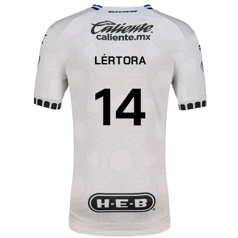 Danxen Kinderen Federico Lértora #14 Wit Zwart Blauw Thuisshirt Thuistenue 2026/27 T-Shirt België
