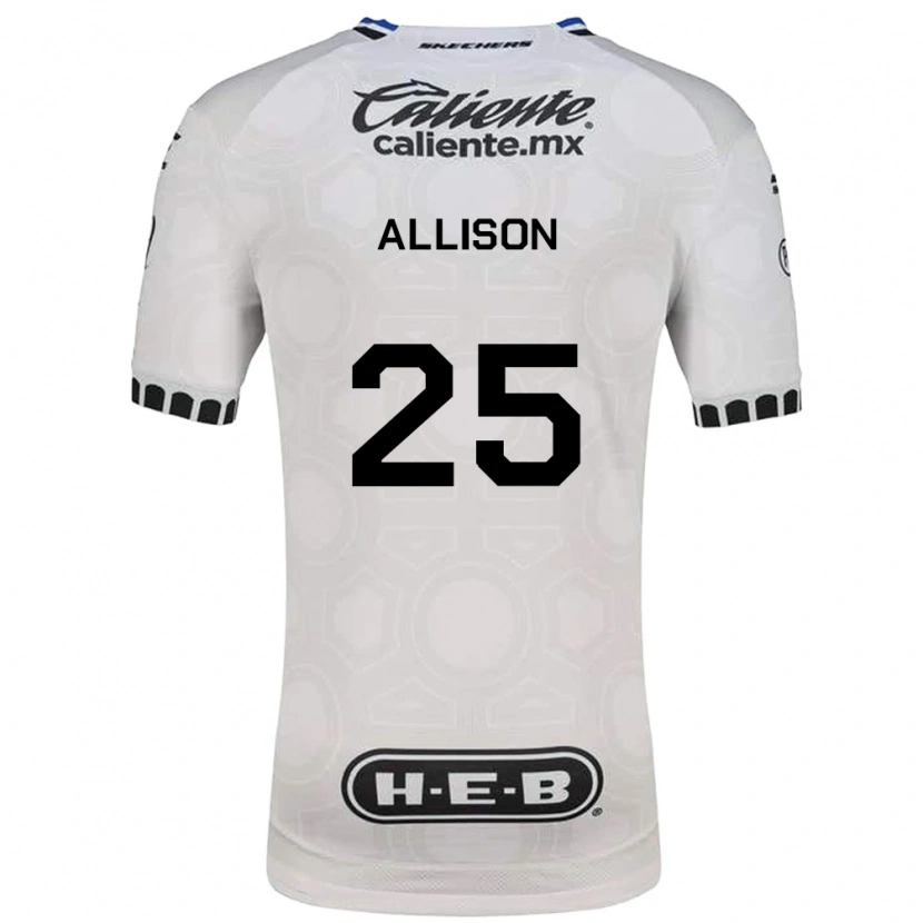 Danxen Kinderen Guillermo Allison #25 Wit Zwart Blauw Thuisshirt Thuistenue 2026/27 T-Shirt België