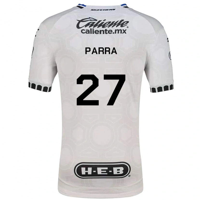 Danxen Kinderen Daniel Parra #27 Wit Zwart Blauw Thuisshirt Thuistenue 2026/27 T-Shirt België