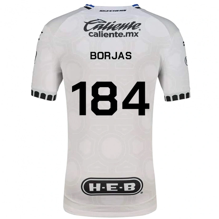Danxen Kinderen Daniel Borjas #184 Wit Zwart Blauw Thuisshirt Thuistenue 2026/27 T-Shirt België