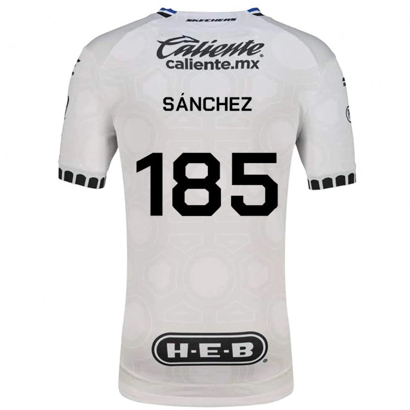 Danxen Kinderen Saúl Sánchez #185 Wit Zwart Blauw Thuisshirt Thuistenue 2026/27 T-Shirt België