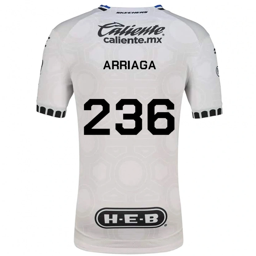 Danxen Kinderen Cristopher Arriaga #236 Wit Zwart Blauw Thuisshirt Thuistenue 2026/27 T-Shirt België