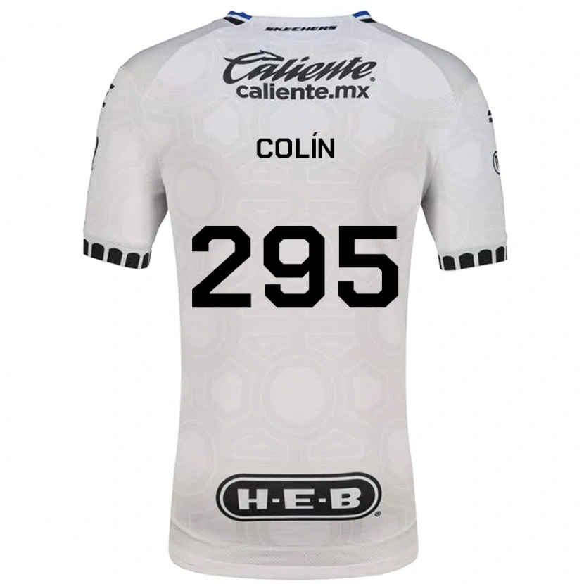 Danxen Kinderen Osvaldo Colín #295 Wit Zwart Blauw Thuisshirt Thuistenue 2026/27 T-Shirt België