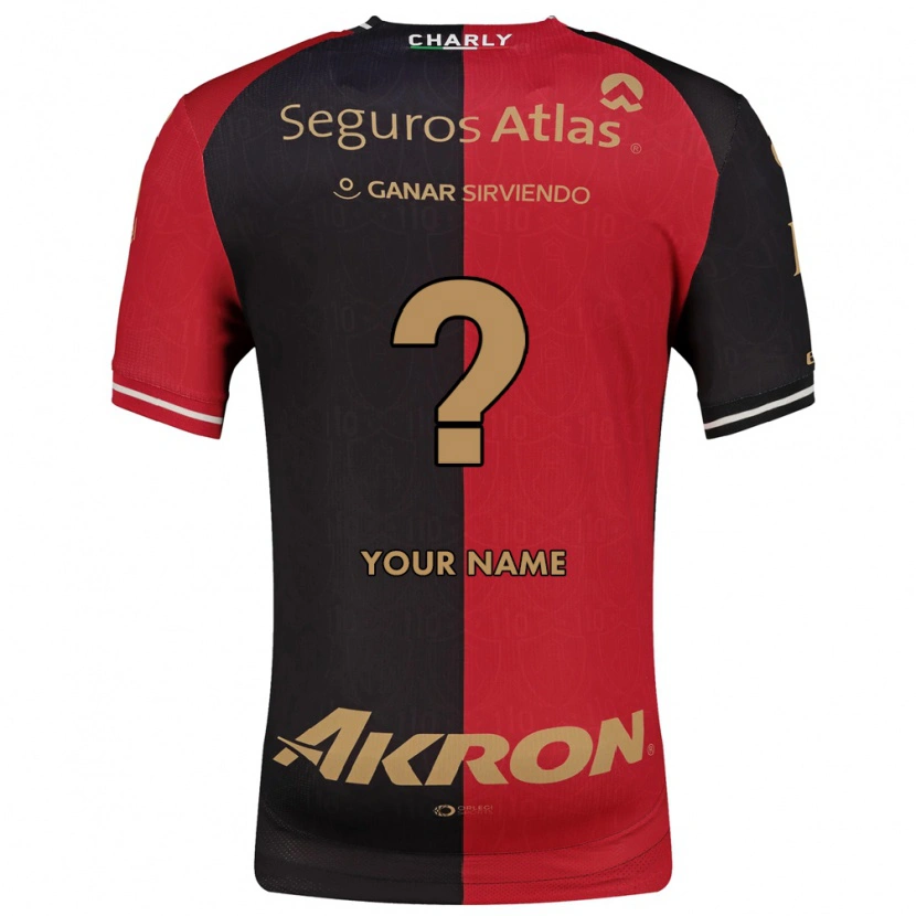 Danxen Kinderen Uw Naam #0 Rood Zwart Bruin Thuisshirt Thuistenue 2026/27 T-Shirt België