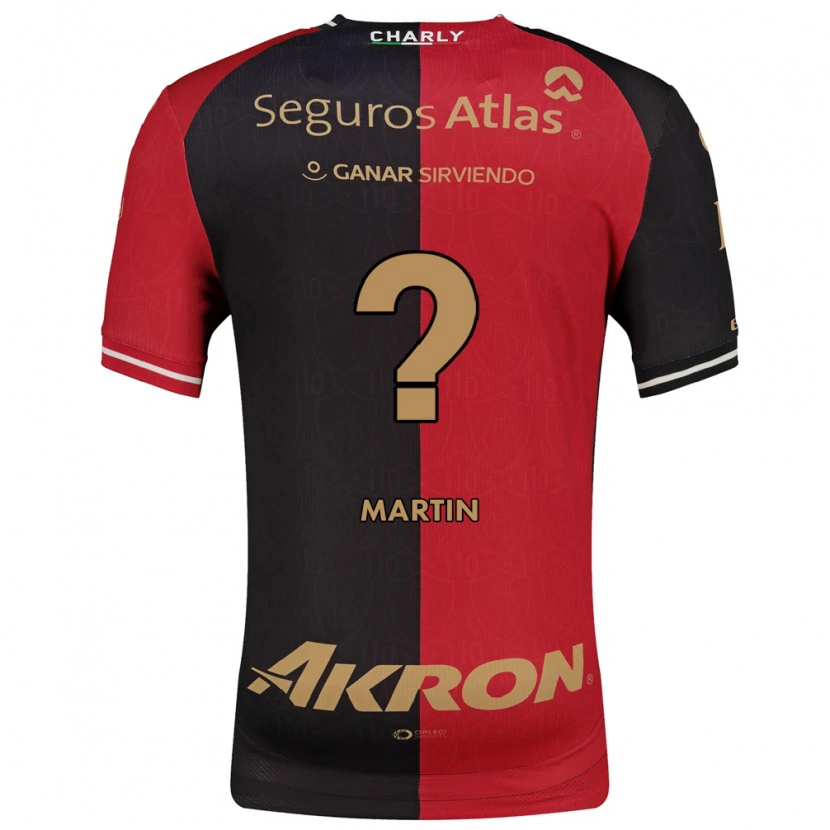 Danxen Kinderen Juan Martín #0 Rood Zwart Bruin Thuisshirt Thuistenue 2026/27 T-Shirt België