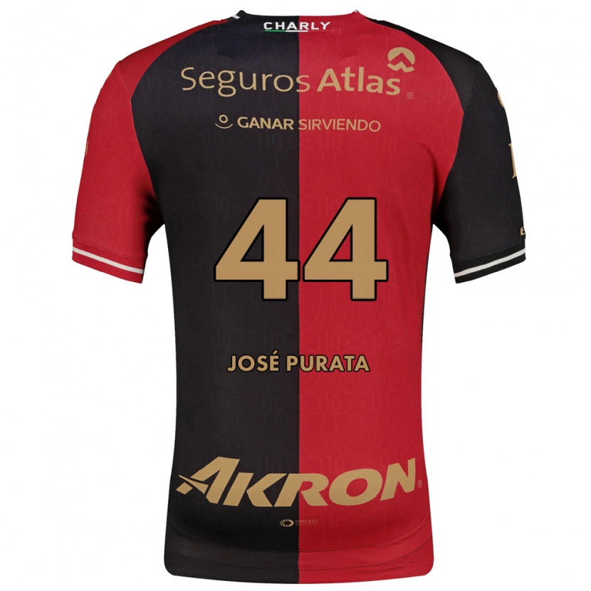 Danxen Kinderen Juan José Purata #44 Rood Zwart Bruin Thuisshirt Thuistenue 2026/27 T-Shirt België