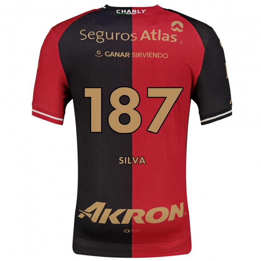 Danxen Kinderen Kevin Silva #187 Rood Zwart Bruin Thuisshirt Thuistenue 2026/27 T-Shirt België