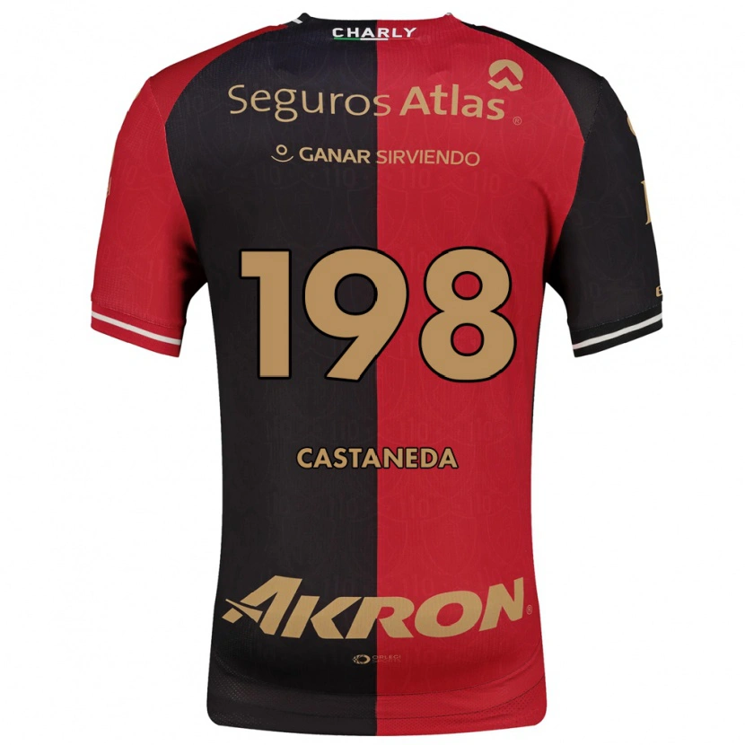 Danxen Kinderen Mariano Castañeda #198 Rood Zwart Bruin Thuisshirt Thuistenue 2026/27 T-Shirt België