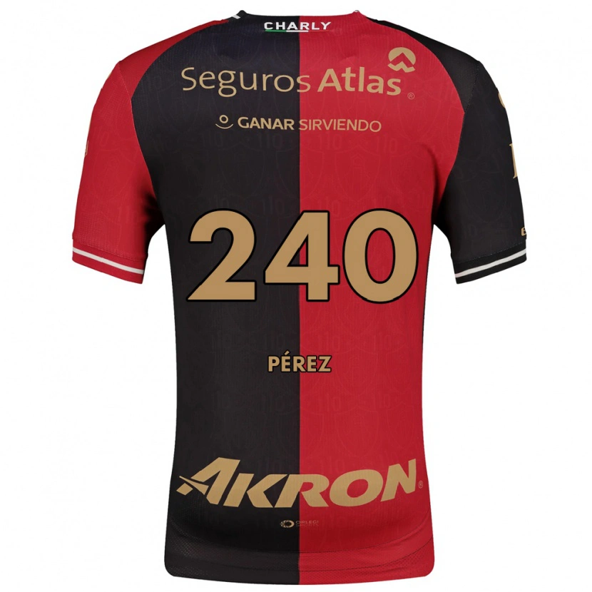 Danxen Kinderen Luis Pérez #240 Rood Zwart Bruin Thuisshirt Thuistenue 2026/27 T-Shirt België