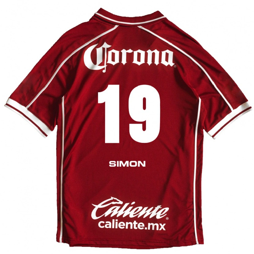 Danxen Kinderen Santiago Simón #19 Wit Rood Thuisshirt Thuistenue 2026/27 T-Shirt België