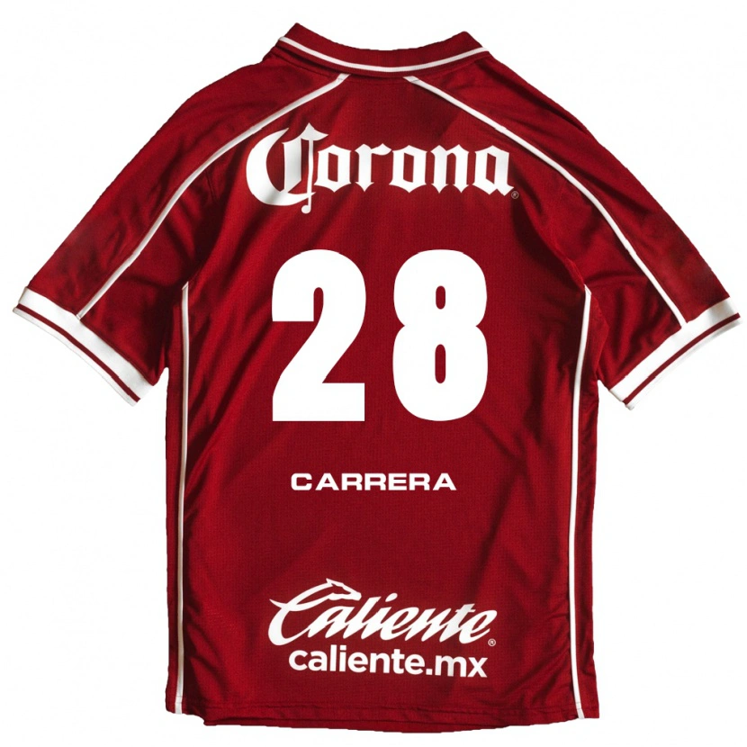 Danxen Kinderen Nico Carrera #28 Wit Rood Thuisshirt Thuistenue 2026/27 T-Shirt België