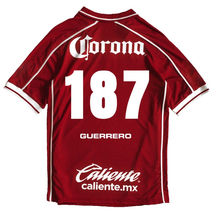 Danxen Kinderen Dominic Guerrero #187 Wit Rood Thuisshirt Thuistenue 2026/27 T-Shirt België