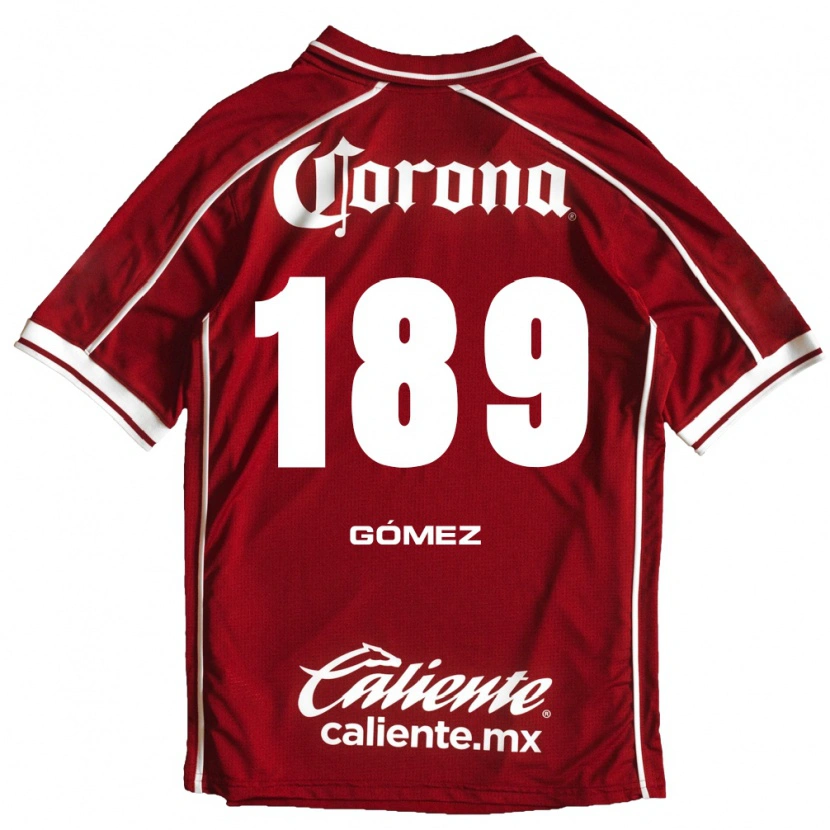 Danxen Kinderen Enrique Gómez #189 Wit Rood Thuisshirt Thuistenue 2026/27 T-Shirt België