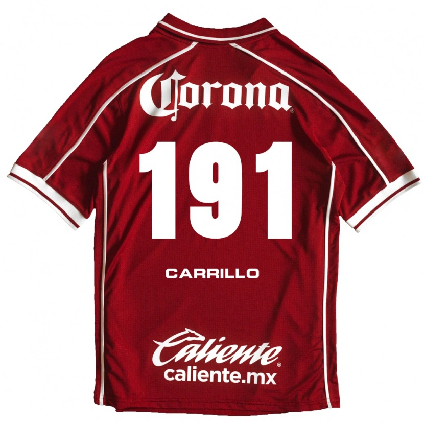 Danxen Kinderen Carlos Carrillo #191 Wit Rood Thuisshirt Thuistenue 2026/27 T-Shirt België