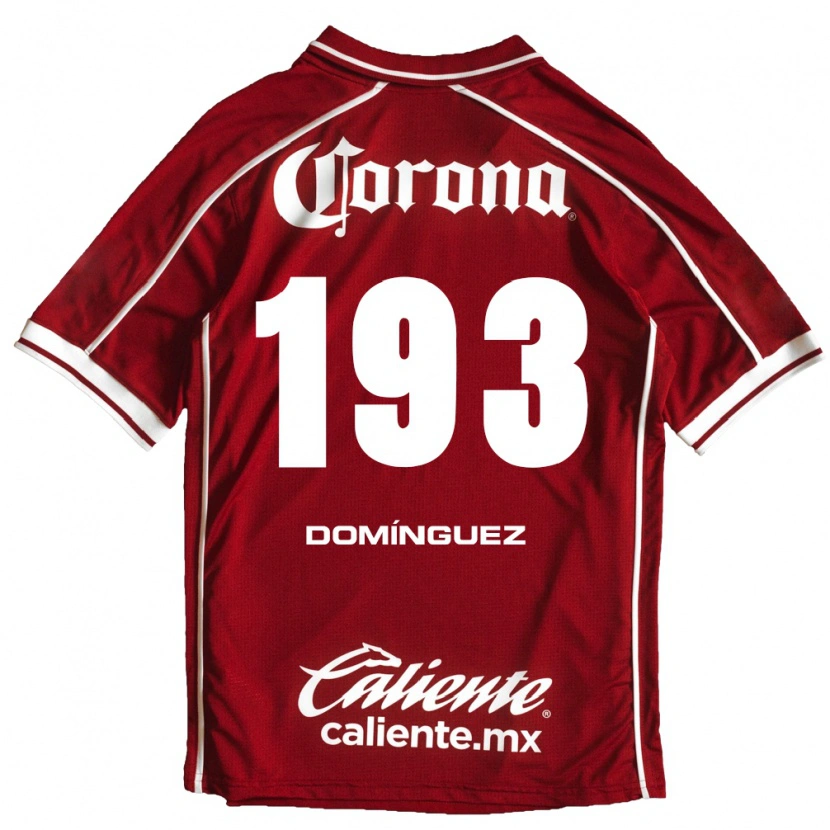 Danxen Kinderen Iker Domínguez #193 Wit Rood Thuisshirt Thuistenue 2026/27 T-Shirt België