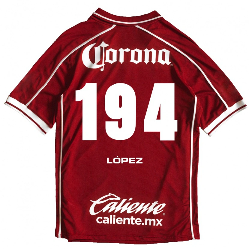 Danxen Kinderen Erick López #194 Wit Rood Thuisshirt Thuistenue 2026/27 T-Shirt België