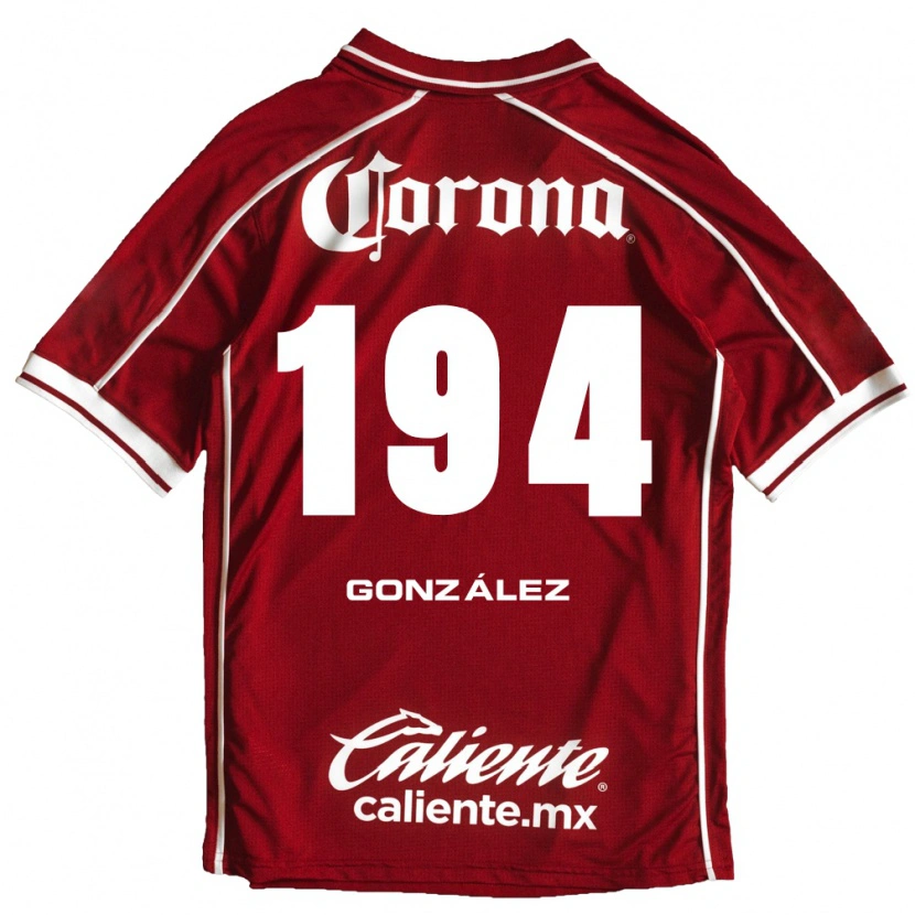 Danxen Kinderen Cristopher González #194 Wit Rood Thuisshirt Thuistenue 2026/27 T-Shirt België