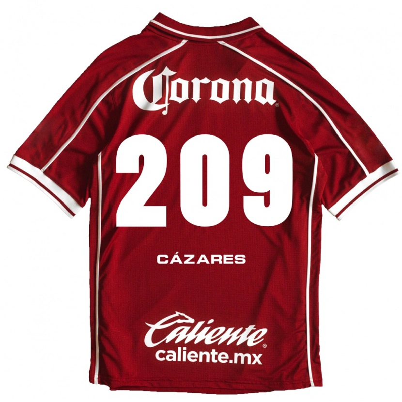 Danxen Kinderen Dimas Cázares #209 Wit Rood Thuisshirt Thuistenue 2026/27 T-Shirt België