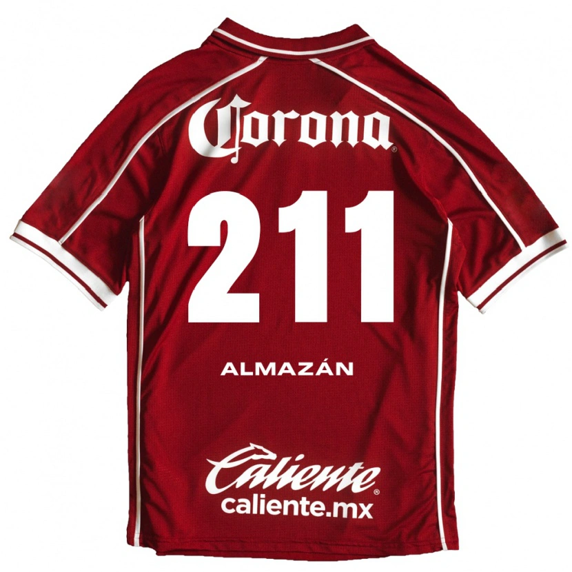 Danxen Kinderen Fernando Almazán #211 Wit Rood Thuisshirt Thuistenue 2026/27 T-Shirt België