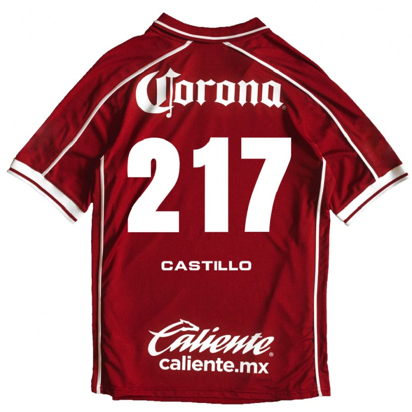 Danxen Kinderen Klever Castillo #217 Wit Rood Thuisshirt Thuistenue 2026/27 T-Shirt België