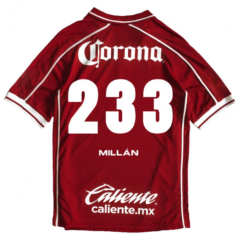 Danxen Kinderen Dariel Millán #233 Wit Rood Thuisshirt Thuistenue 2026/27 T-Shirt België