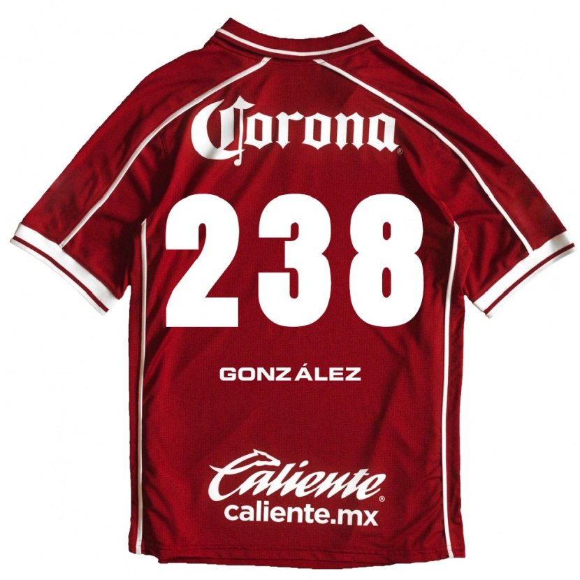 Danxen Kinderen Geovani González #238 Wit Rood Thuisshirt Thuistenue 2026/27 T-Shirt België