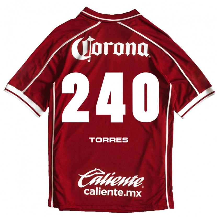 Danxen Kinderen Santiago Torres #240 Wit Rood Thuisshirt Thuistenue 2026/27 T-Shirt België